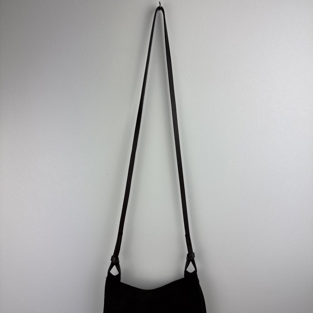 The Limited Purse Crossbody Genuine Brown Leather Beaded Work Multicolor Small - Picture 4 of 14